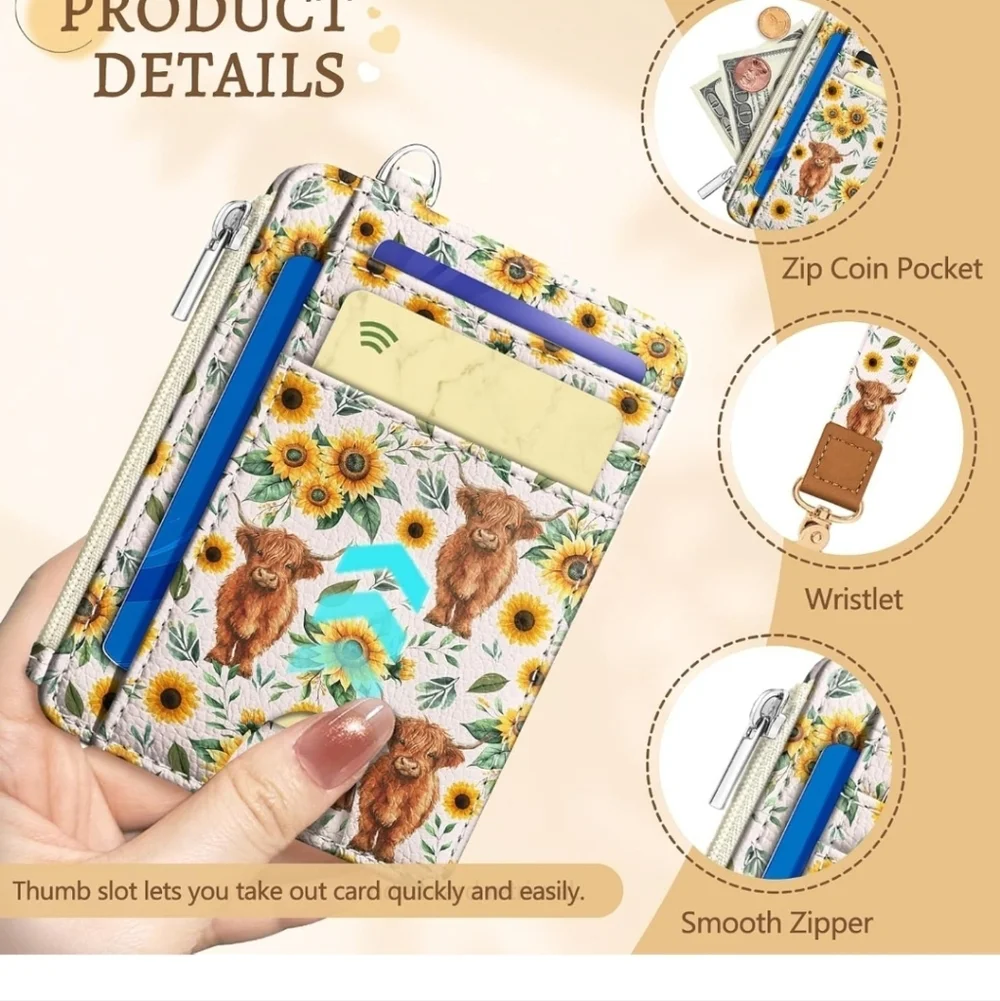 Floral Pattern Phone Case with Strap